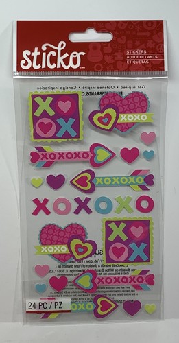 New sticko xoxo hearts - new,